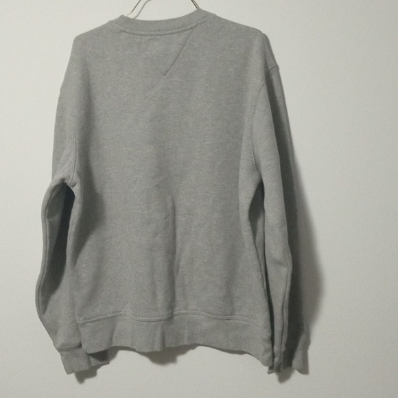 Mens Tommy Hilfiger Crewneck Sweater Grey L - Picture 5 of 5